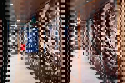 De kantoorvleugel voor de trainers. © AFC Ajax