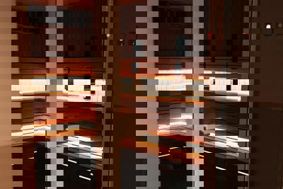 Er is ook een wellness met onder meer deze sauna. © AFC Ajax