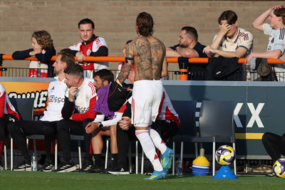 Carrizo heeft een bescheiden tattoo. © De Brouwer