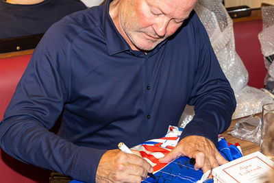 Dan is het tijd voor krabbels. © Pro Shots