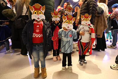 De kinderen kregen allemaal een leuk Luckymasker cadeau. © De Brouwer
