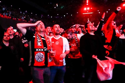 AMSTERDAM , 13-02-2019 , Ziggo Dome , viewing party Ajax vs Real Madrid