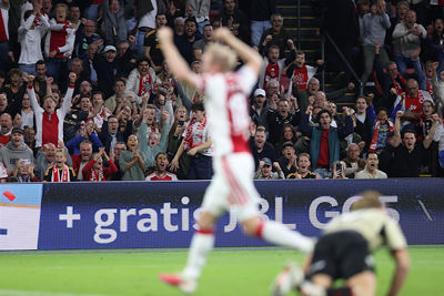 Klaassen weet wel hoe juichen werkt. © De Brouwer
