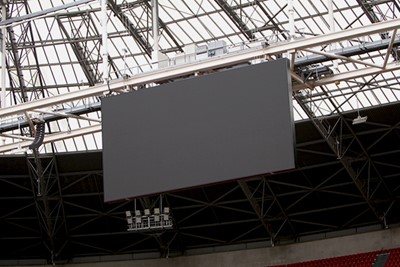 Elk scherm telt ruim 1,4 miljoen ledlampen. © Ajax Life