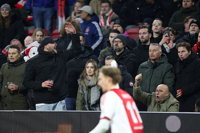 Van het spel van Ajax krijgen we het koud. En het was al fris. © De Brouwer