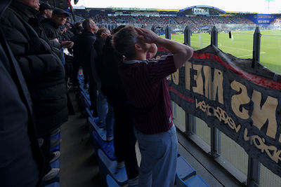 Maar ook nu geeft Ajax totaal niet thuis. © De Brouwer