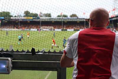 Ajax heeft het moeilijk met de Deventenaren. © De Brouwer