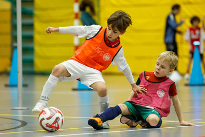 Het gaat er fanatiek aan toe. © Pro Shots