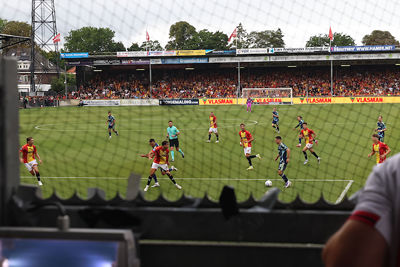 Er zijn kansen, maar drie punten levert het niet op. © De Brouwer