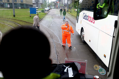 Stukje trambaan meepakken. © De Brouwer