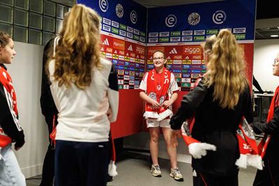 Hier worden normaal interviews gehouden. © Pro Shots