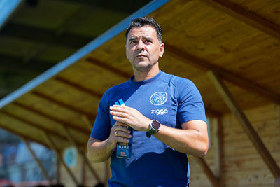 Míchel ziet zijn ploeg de voorbereiding positief afsluiten. © Pro Shots