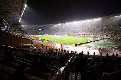 Het uitzicht voor de 1443 Ajacieden. © De Brouwer
