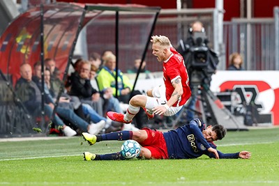 Ajax beleeft een dramatisch seizoen, maar hij blijft vechten. © Pro Shots