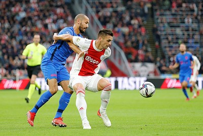 Tadic zou na afloop erkennen dat Ajax er vooraf te makkelijk over dacht. © De Brouwer