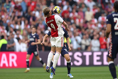 Dolberg bereikt zijn medespelers regelmatig met piekfijne balletjes. © De Brouwer