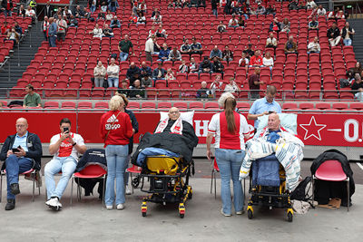 Ook zij maken zich klaar voor Ajax - PEC. © De Brouwer