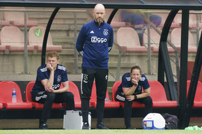 Het is nog pril, maar Ten Hag moet vast al goede dingen hebben gezien. © Pro Shots