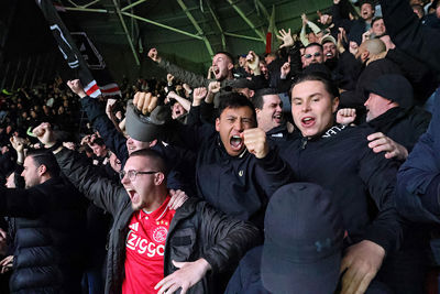 We maken dit niet vaak mee in Eindhoven, dus vieren het stevig. © De Brouwer