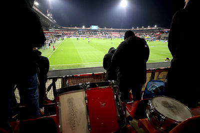 De trommels liggen klaar, dus we kunnen beginnen. © De Brouwer