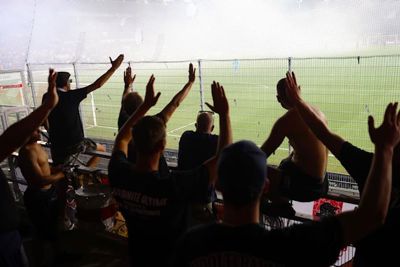 We zien Ajax beter voor de dag komen in de tweede helft. © De Brouwer