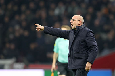 Hij voert slechts één wijziging door ten opzichte van FC Utrecht-uit. © De Brouwer