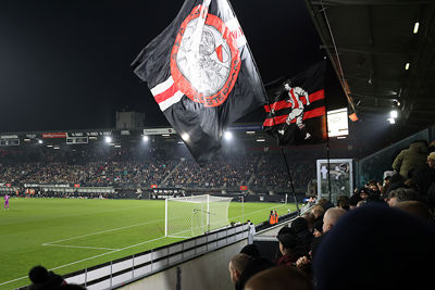 Het uitzicht voor Ajacieden in De Goffert. © De Brouwer