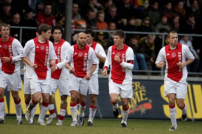 2007/08: Mooi, maar de onderkant van de rode baan loopt af. Gek! © AFC Ajax