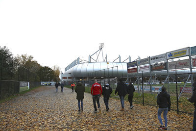 Met goede zin richting Almelo. Toen nog wel. © De Brouwer