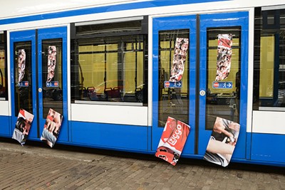 Deze doodnormale tram verandert snel in onze kampioenstram. © SV Ajax
