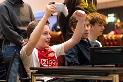 En nog een doelpunt ook. Lekker! © Pro Shots