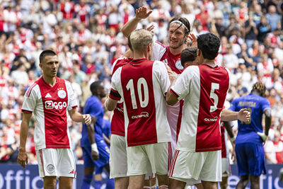 De openingstreffer van Taylor is een fraaie teamgoal. © Björn Martens