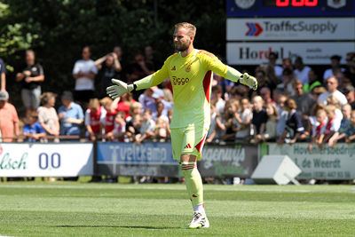 Jaros is vocaal goed aanwezig. © SV Ajax