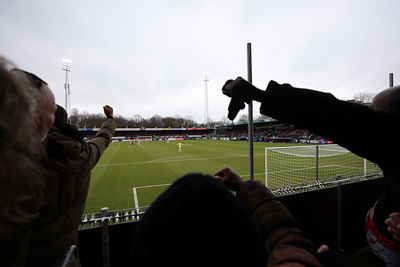 We zien Ajax een vrij prettige eerste helft spelen. © De Brouwer