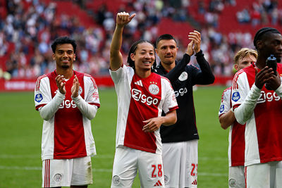 Hij zegt heel graag bij Ajax te willen blijven. © De Brouwer