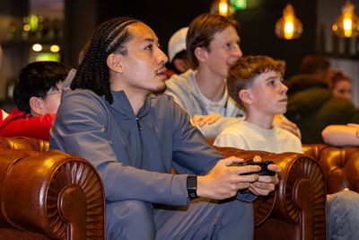 Fitz-Jim speelt met zichzelf in de spits. © Pro Shots