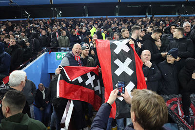 Drie kruizen Ajax Amsterdam, de mooiste club! © De Brouwer