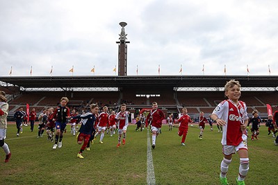 Op deze grond speelde Ajax hele grote wedstrijden. © De Brouwer