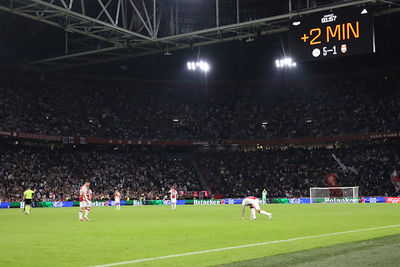 Opnieuw staat er 5-1 op het scorebord. © De Brouwer