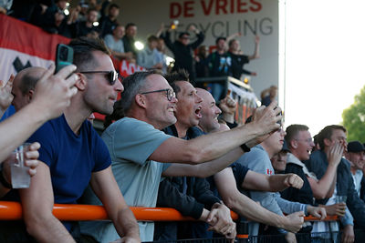 Lekker dicht op de actie. © De Brouwer