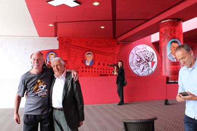 Of meneer Swart er zelf ook was? Oh, jazeker. © Ajax Life