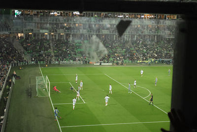 Weghorst flikt het weer als invaller. © De Brouwer