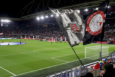 En hoop dat Ajax eindelijk weer eens wint van AZ. © De Brouwer