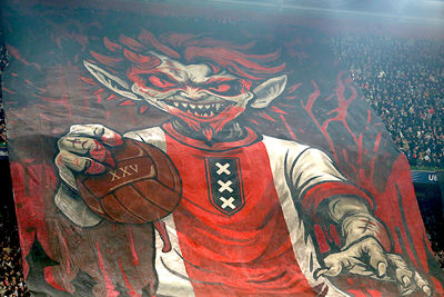 Ultras Amsterdam viert het 25-jarig bestaan. © De Brouwer