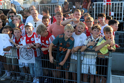Zij hebben er alvast goed zin in. © SV Ajax