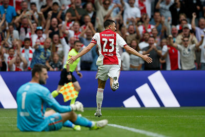 Berghuis met de openingstreffer! © De Brouwer