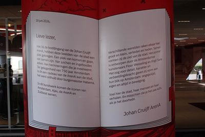 Een stukje uitleg naar de mensen toe. © Ajax Life