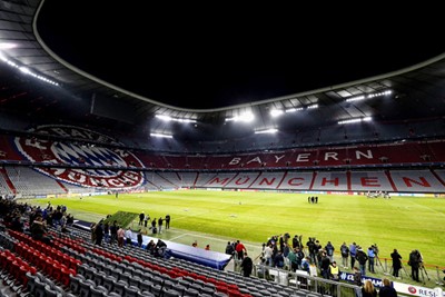 MUNCHEN, 01-10-2018, Allianz Arena, season 2018 / 2019, Champions League football. Ajax trains in Munchen in preparation of the game against Bayern. Stadium overview