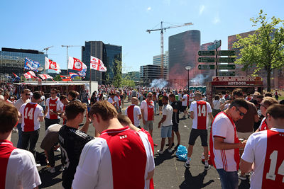 We krijgen mee dat er doelpunten vallen in De Kuip. © De Brouwer