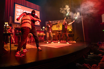 Tumult op het podium. © Pro Shots